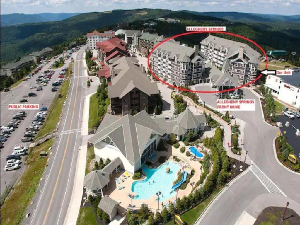 Allegheny Spring 239 King, Bed/Ski-In, Out/Pool & Hot Tub Snowshoe Luaran gambar